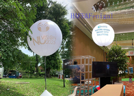 Trang trí sự kiện Moon Inflatable Balloon Light 2000W Tùy chọn in Giải trí 160cm