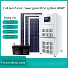 Hệ thống phát điện năng lượng mặt trời 20kw Điều khiển biến tần ngoài lưới 220v tại nhà 60HZ