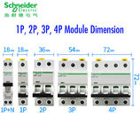 Bộ ngắt mạch điện Acti9 MCB Schneider 6 ~ 63A, 1P, 2P, 3P, 4P, DPN để phân phối điện