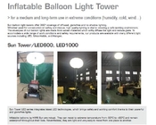 Ánh sáng khinh khí cầu ba chân 1000w với phương tiện chiếu sáng di động có thể vận chuyển