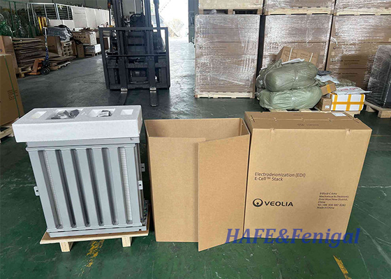 Veolia EDI Modules E-Cell-3X Sản lượng nước tối đa 6,4 m3 / giờ Khả năng phục hồi lên đến 97%