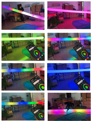 Customize Lighting With RGBW Iris-tube Multiple Units Inflatable Light Tower (Tầm đèn bơm nhiều đơn vị)