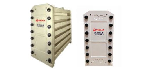 Veolia EDI E-Cell Stack MK-3: Tốc độ phục hồi lên đến 97% với ≥16 MOhm-cm Kháng và Dòng lượng danh nghĩa 3,4 M3/h