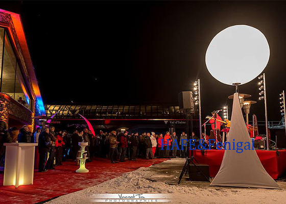 Outdoor Inflatable Portable Pole Stand Light Balloon LED 400W Quảng cáo Tripod