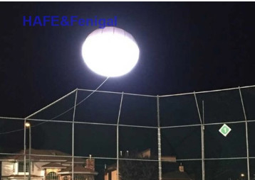 Ellipse 1.8kw Helium Ánh sáng có thể tắt được đầy không khí LED CRMX Control Film Movie Sets Balloon Light