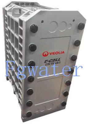 0.01-0.1um Veolia MK-7 EDI Hệ thống điện đion hóa Tăng sản lượng nước tinh khiết