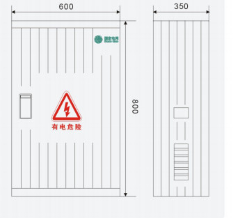 IP65 800x600x350mm Sợi thủy tinh hộp điện chống nước