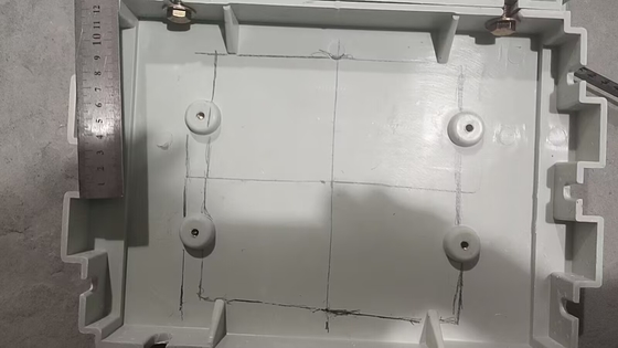 Hộp sợi thủy tinh an toàn bền 800x800x350mm