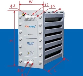 3.5-5.5m3/H EDI Stacks MK-5T Cho điện tử ion hóa sản xuất nước tinh khiết