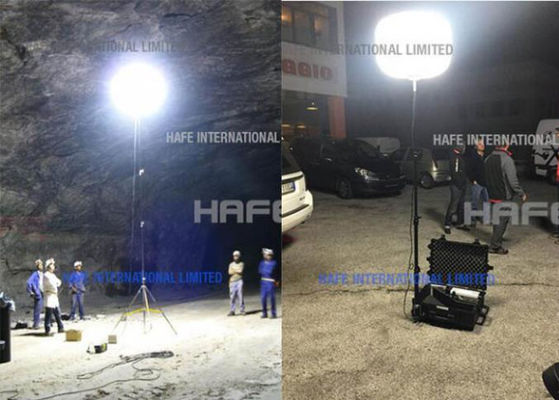 Đèn chiếu sáng dạng khinh khí cầu LED SUN công nghiệp 480W chống chói di động, có thể tùy chỉnh ánh sáng an toàn