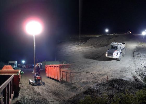 HAFE Sun Series 1200W Tripod LED Balloons 40000-48000 Lumen Ánh sáng không chói cho công nghiệp cứu hộ xây dựng khẩn cấp