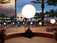Pearl LED Moon Balloon Light 400w Với Logo In trên Chân đế Trang trí sân khấu Sự kiện
