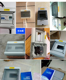 Hộp nhựa phân phối chịu thời tiết bằng nhựa chịu nước theo tiêu chuẩn IP65 4 6 9 12 18 24 36