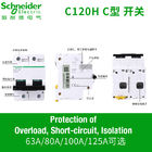 Bộ ngắt mạch công nghiệp Acti9 C120 63A ~ 125A, 1P, 2P, 3P, 4P để bảo vệ mạch AC230V / 400V Sử dụng tại nhà hoặc công nghiệp
