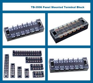 Khối thiết bị đầu cuối 25A 12 cực 230V 400V 660V Giá đỡ tấm vít cố định