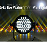 Chiếu sáng sự kiện Par LED không thấm nước 162Watt 54X3W RGB DMX 512 Sân khấu DJ Sân khấu