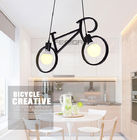 Đèn LED nội thất xe đạp sáng tạo 9w cho ban công phòng ngủ Đen trắng