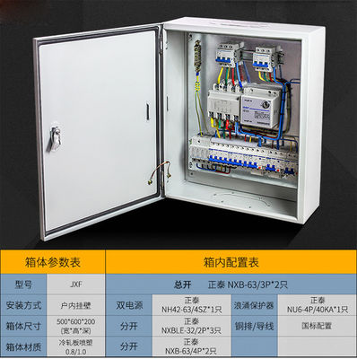 Hộp phân phối điện bằng thép không gỉ IP44 RAL 7035