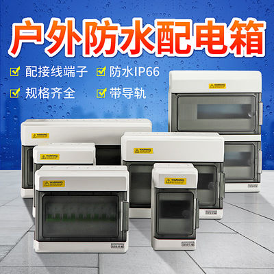 Hộp phân phối ngoài trời 32A IP65 với cửa trong suốt