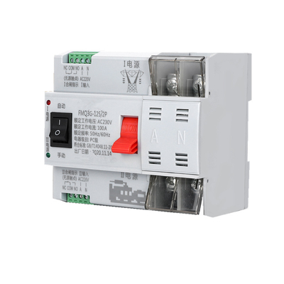 AC220V Công tắc chuyển mạch tự động ATS nguồn kép 2P 4P Dòng điện cao