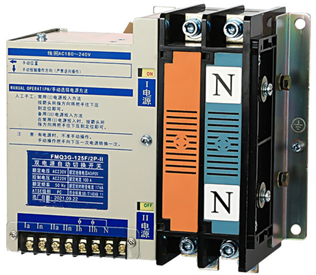 220V 100 Amp Công suất kép ATS Bộ điều khiển ICD LCD chuyển đổi tự động