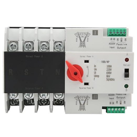 Chuyển đổi bộ ngắt mạch phản ứng nhạy cảm cao 220V (100/4P)