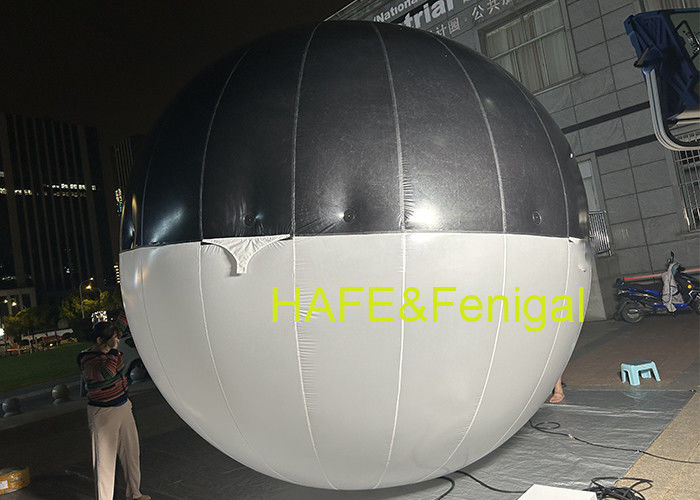 Nhà làm phim treo đèn bóng bay LED hình cầu bơm hơi hai màu